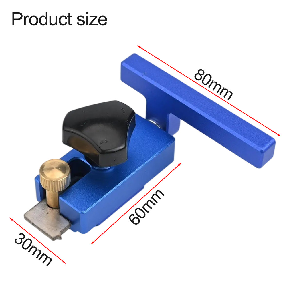 1Pc Mitre Track Stopper Limited Blocks Fence Flip Limit T-Track Stop Tool T-Slot Miter Track For