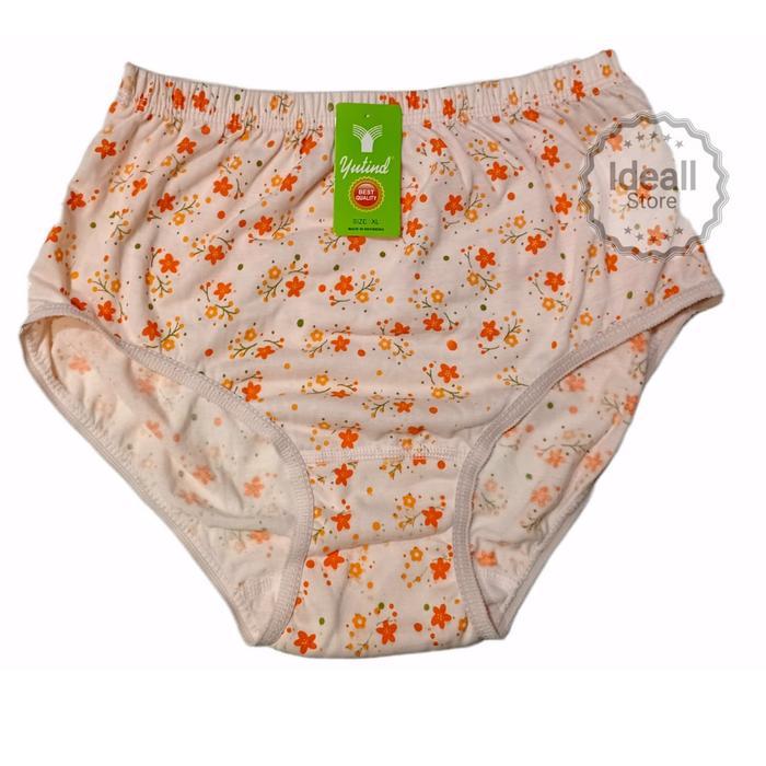 6pcs Celana dalam Yutind / Celana dalam Katun cewe yutind / Celana dalam merk yutind Katun Bunga