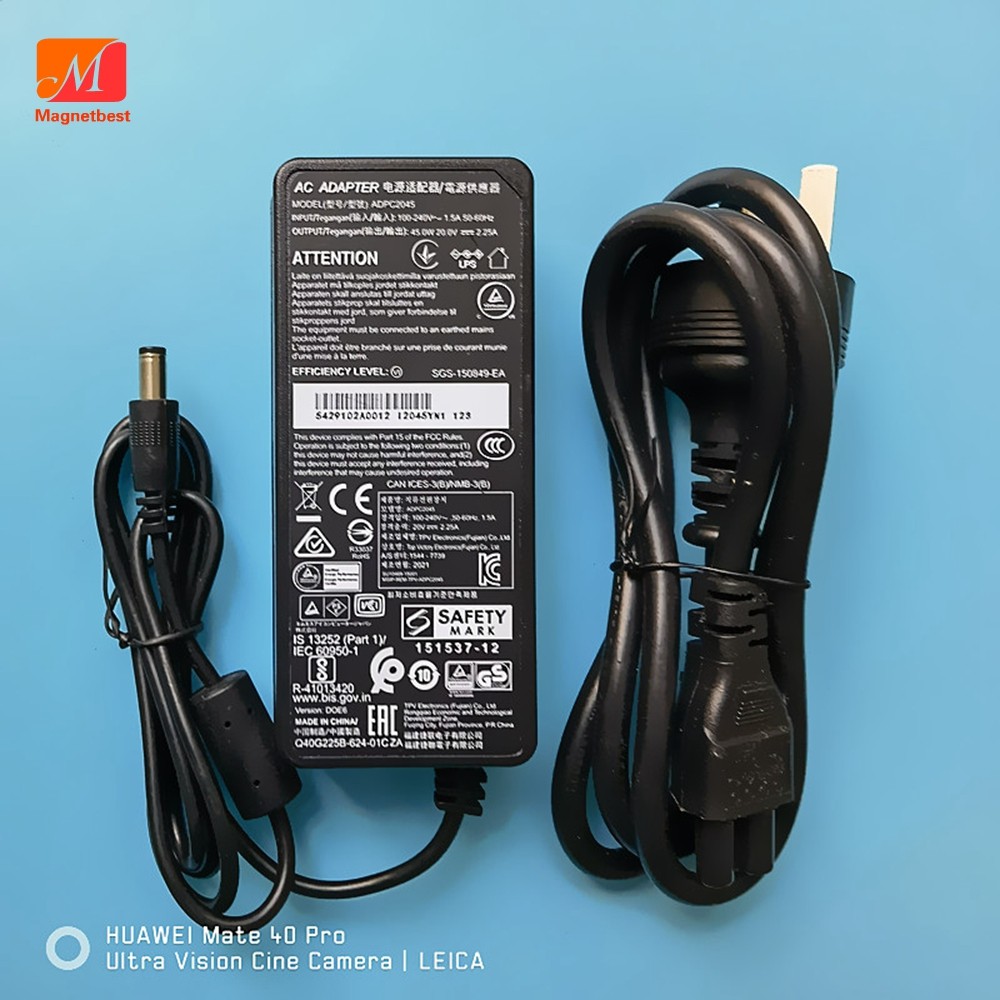 Genuine Aoc Adpc2045 20V 2.25A 45W Ac Dc Adapter For Lcd / Led Monitor For Philips 278E8Q Ag322Fcx