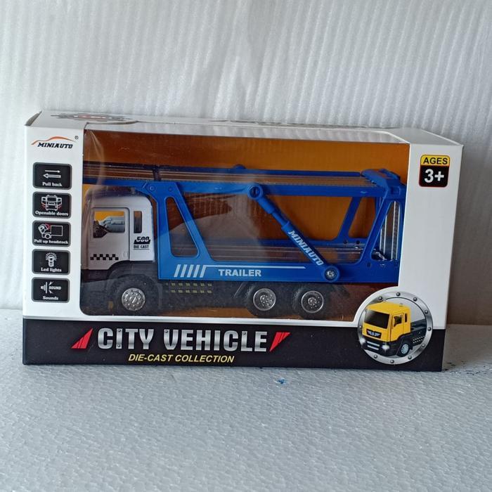 Ready Miniauto Diecast truck single transporter