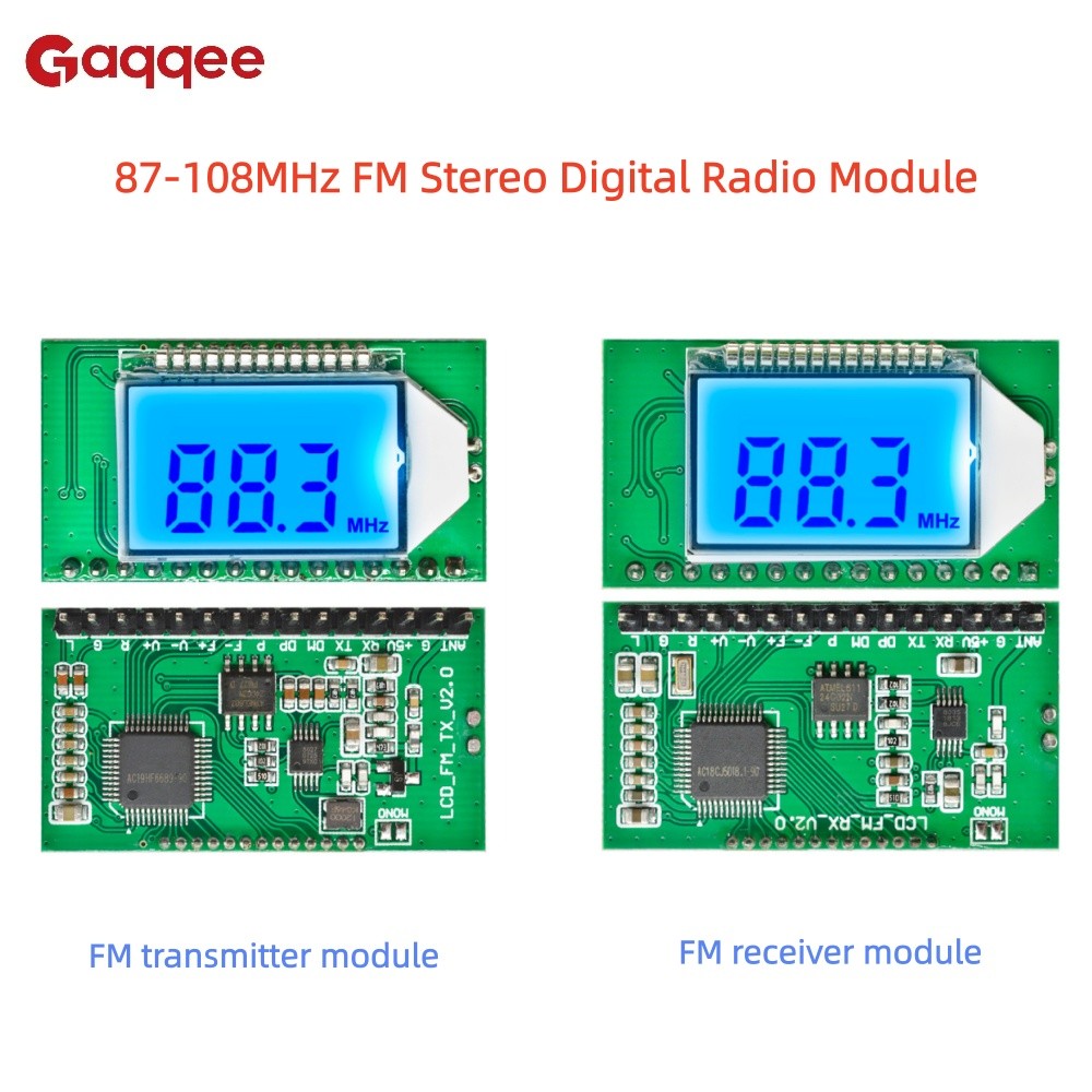 87-108Mhz Fm Stereo Digital Radio Module Fm Transmitter Module Receiver Module Wireless Microphone