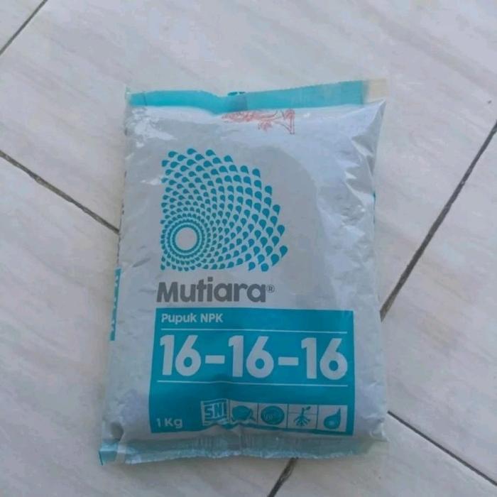 New 1 Kg Pupuk Npk Mutiara 16 16 16 Kemasan Pabrik Cocok Untuk Segala Tanaman Bunga Kalium Sawit