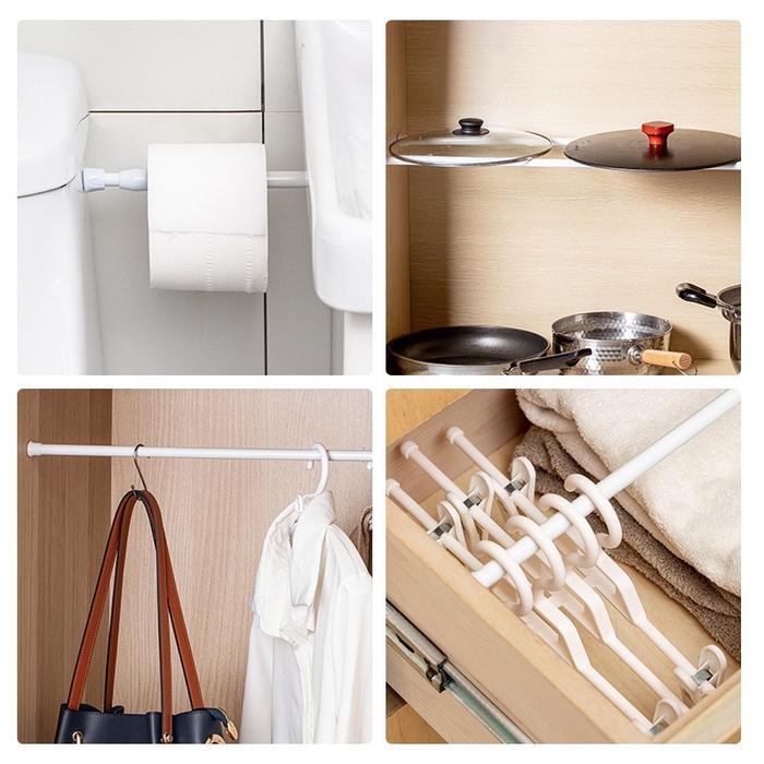 u0d8- Tongkat Tiang Pipa Ajaib, Tiang Gorden 3 Meter, Tongkat Fleksibel 3 Meter, Tiang