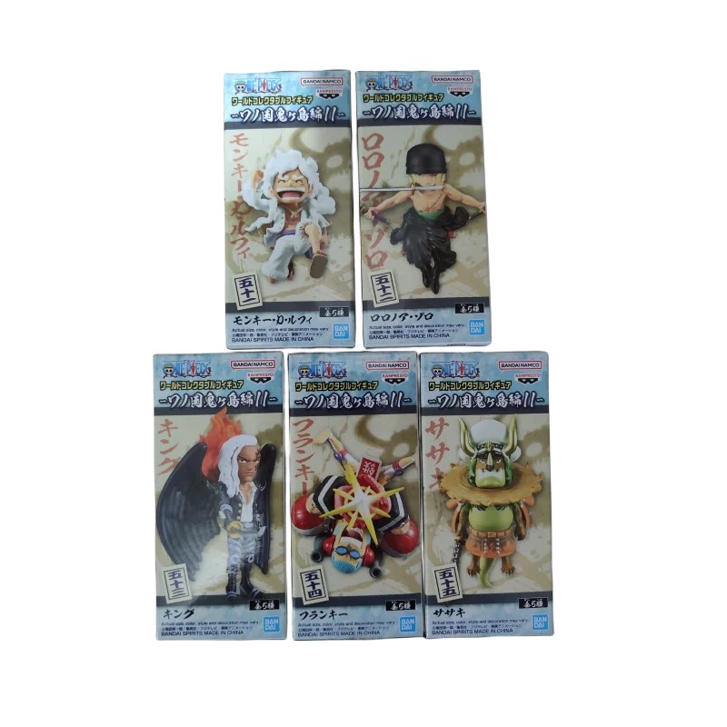 Genuine Bandai ONE PIECE WCF Wano Country The Island of Ghosts Vol11 Nika Luffy Anime Action Model F