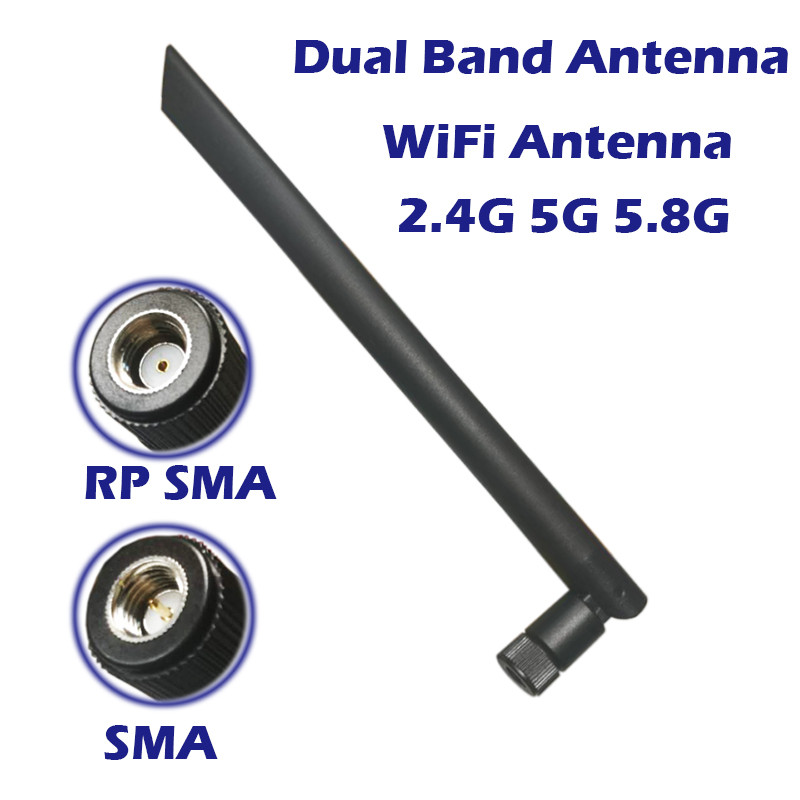Wifi Antenna 2.4Ghz 5.8Ghz Dual Band 5Dbi Gain For Signal Booster Drone Mini Pci Card Wireless Modem