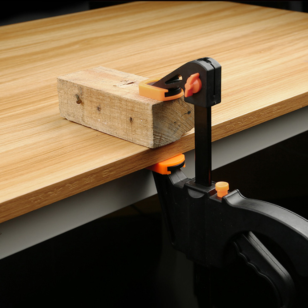 4 Inch Woodworking Bar F Clamp Clip Kit Quick Ratchet Release Speed Squeeze Wood Working Work Bar Sp