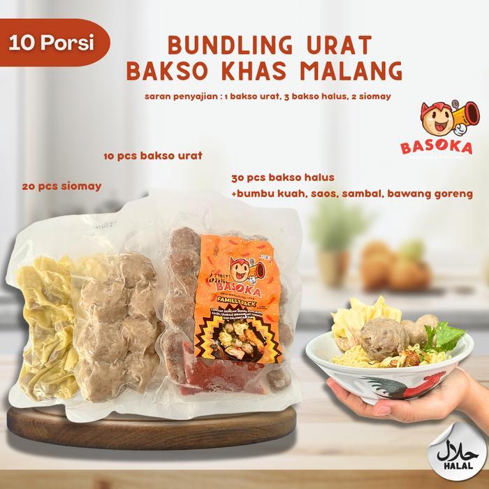 BIGSALE (FYP) BUNDLING BASO URAT SAPI FROZEN FOOD KHAS MALANG 10 PORSI HARGA BERSAHABAT