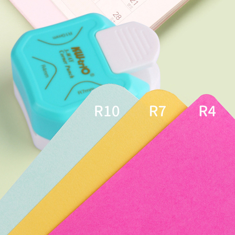 LOLEDE Drilling Machine Corner Rounder Hole Punch for Scrapbooking Craft Corner Punch Paper Edge Cut