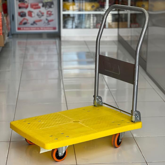 GEROBAK BARANG PLAT PVC / Hand truck troli barang 200KG 300KG