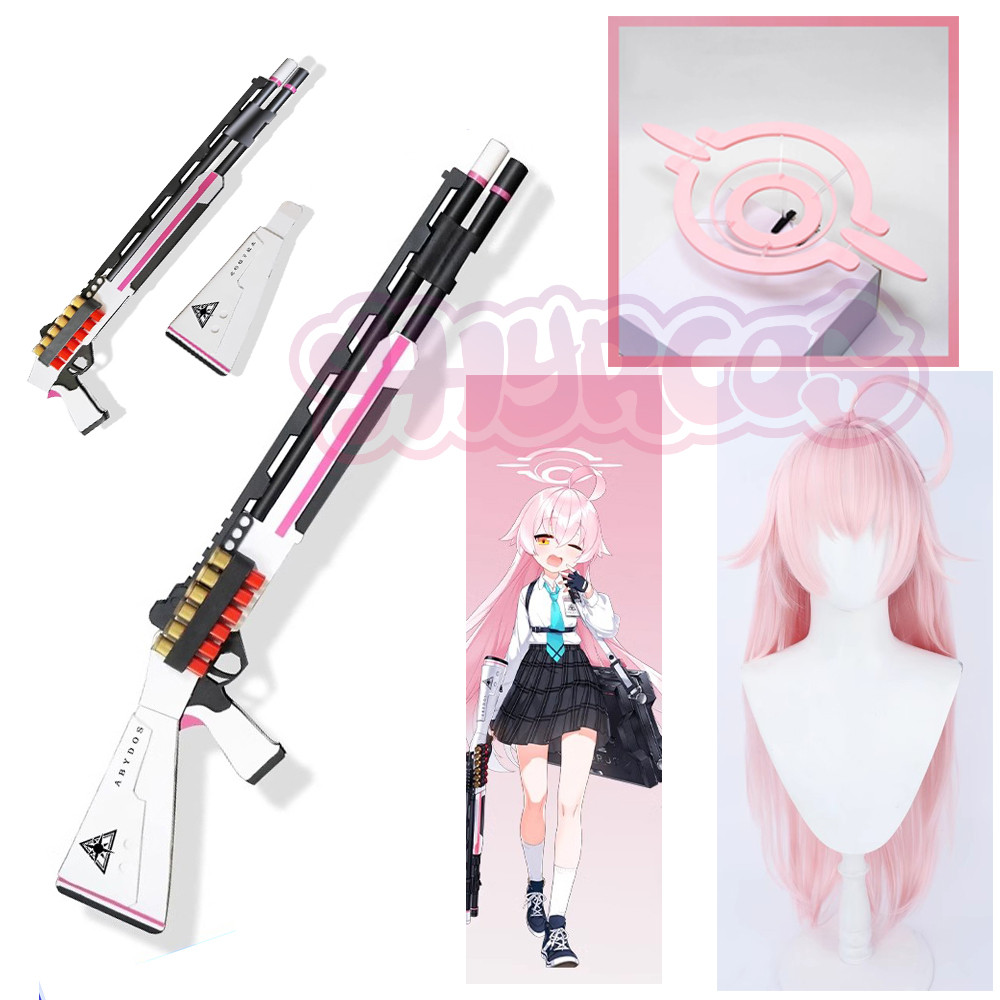 80CM Blue Archive Takanashi Hoshino Cosplay Prop Weapon Gun 80CM Women Halloween Carnival Party