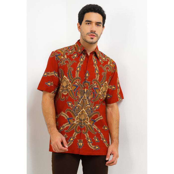 Danar Hadi - Kemeja Batik Pe Sekar Pergola - 2Skpg.78.0724 - Merah