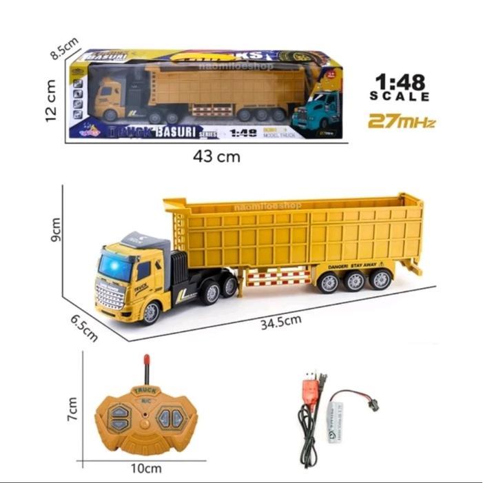 Hotkidz _ Mainan Rc Truk Tanah Pasir Remot Kontrol / Rc Truk Basuri Telolet Pasir Bak Terbuka Ukuran