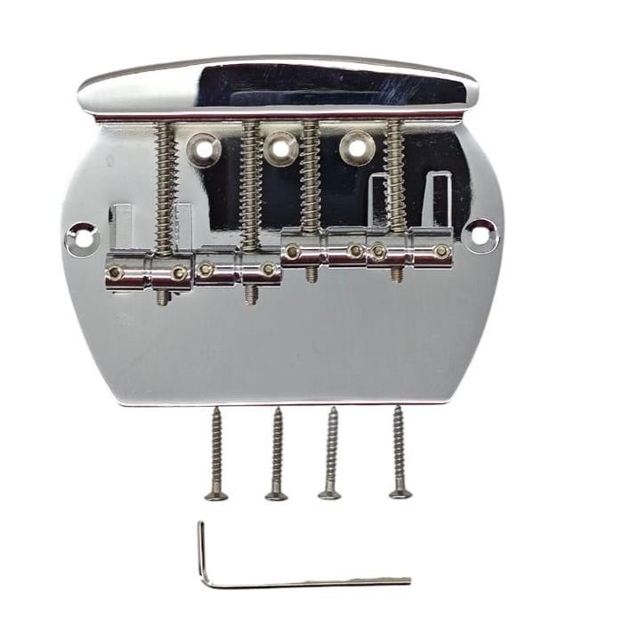 SALE COWBOY BRIDGE GITAR BASS MUSICMAN 4 SENAR WARNA CHROME / MUSICMAN BRIDGE BASS GUITAR Termurah