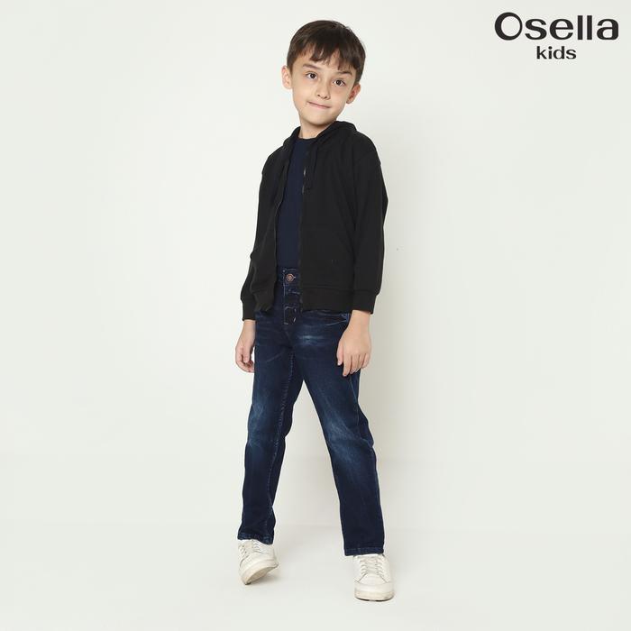 Osella Basic Hoodie Jacket 32625001 Jaket Basic Lengan Panjang Anak Laki Laki