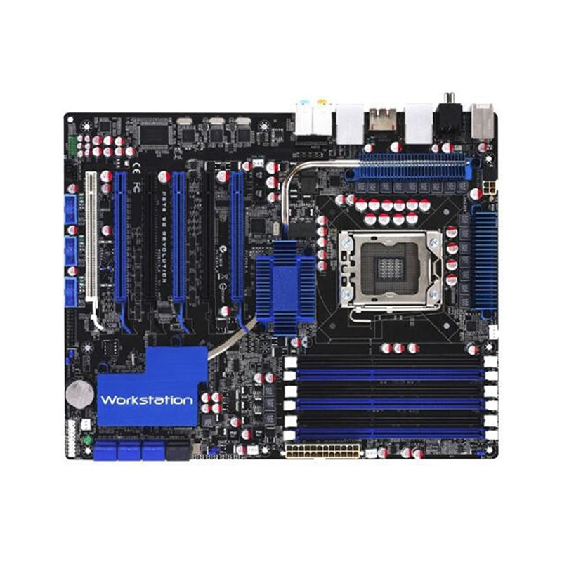 Intel X58 P6T6 WS Revolution motherboard Used original LGA1366 LGA 1366 DDR3 24GB USB2.0 SATA2 Deskt