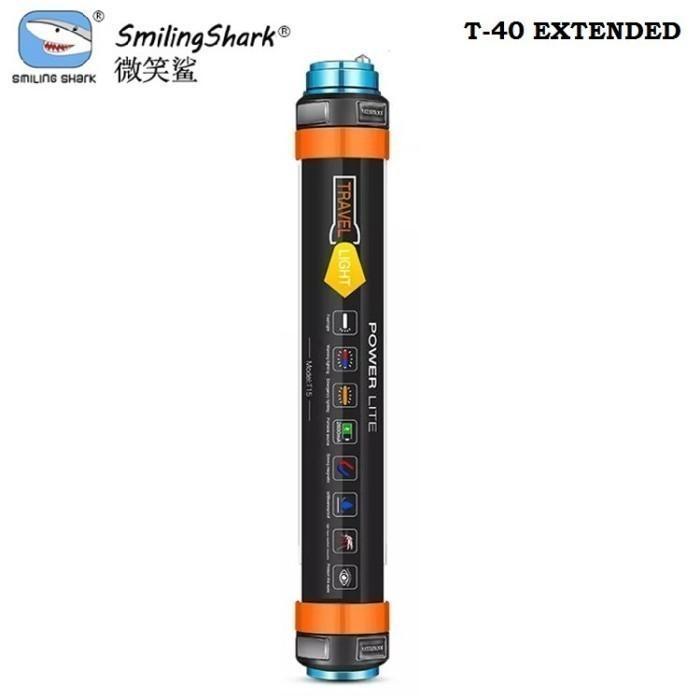 Smiling Shark T-40 - Senter Dan Lampu Led Camping Outdoor 380 Lumens