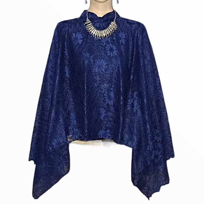 Avenza- Cape Brokat Cantik Jumbo Outer Brokat Dewasa Bunga Wanita Panjang Dress Blazer Formal Nyaman