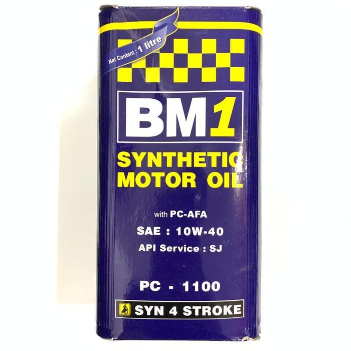 OLI MOTOR BM1 4T 10W40 SJ PC1100 1LITER SATRIA FU TIGER MX ORIGINAL