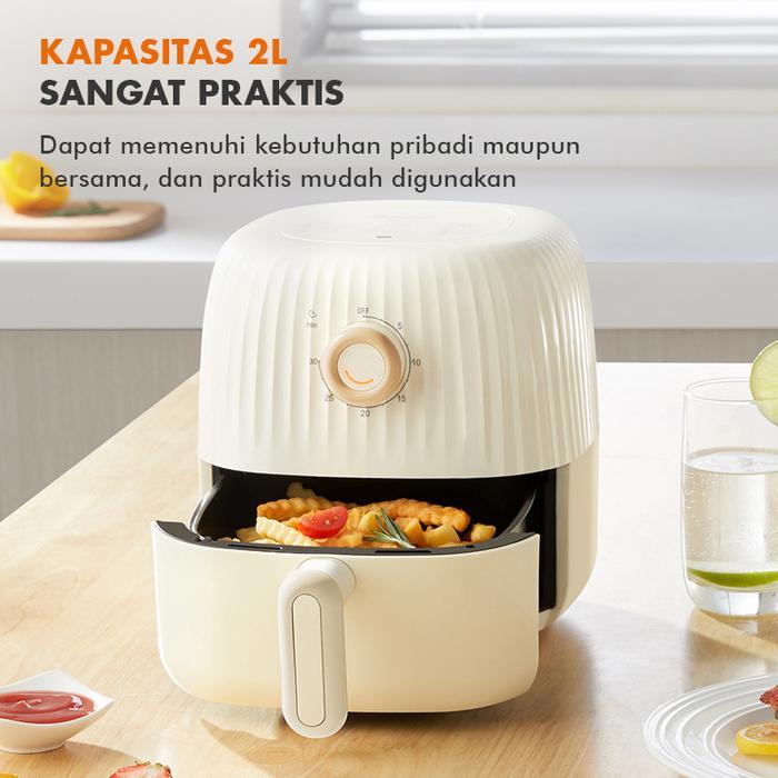 BraHim- [Best Deal] Gaabor Mini Air Fryer Kecil Low Watt Mesin Penggorengan Tanpa Minyak