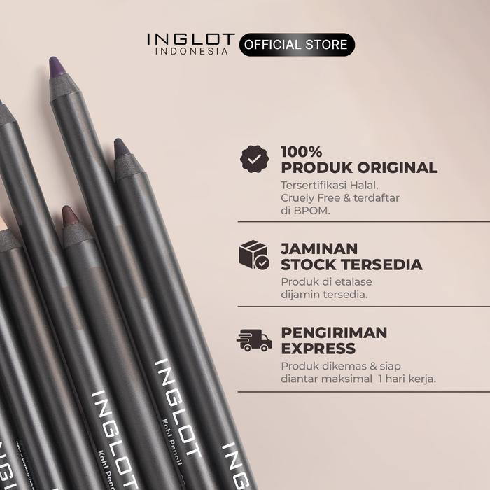 pamf- Inglot Kohl Pencil 03 Brown - Eyeliner Pensil Coklat