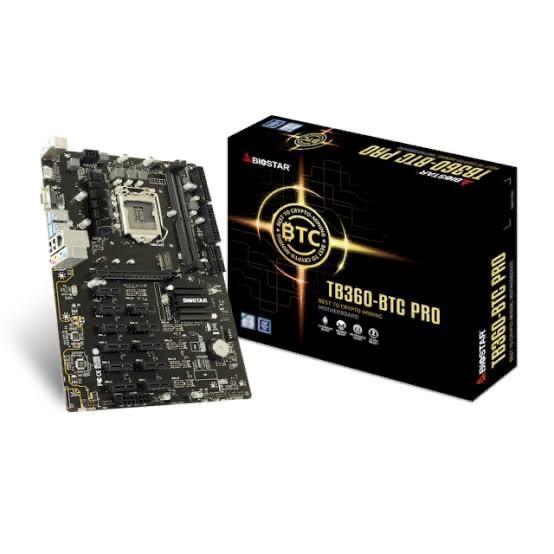 MOBO BIOSTAR PAKETAN TB360-BTC PRO + PROC G4900+ RAM 4GB