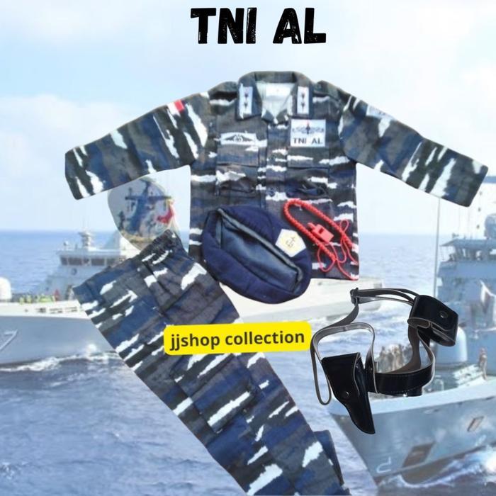 Baju TNI AL Angkatan Laut Kostum Profesi Angkatan Laut Kostum anak TNI AL BAJU TNI AL ANAK