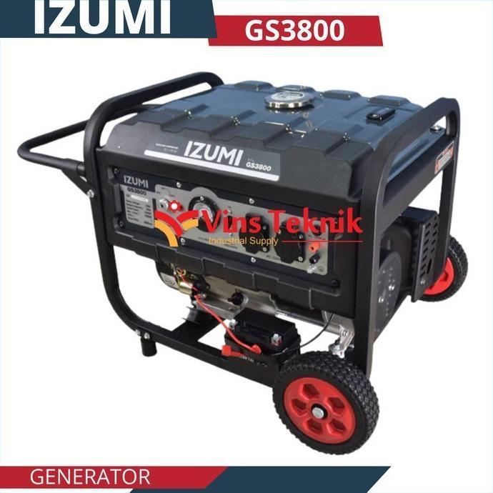 Mesin Genset Listrik 2500 Watt Genset Bensin Generator GS3800 IZUMI GS 3800