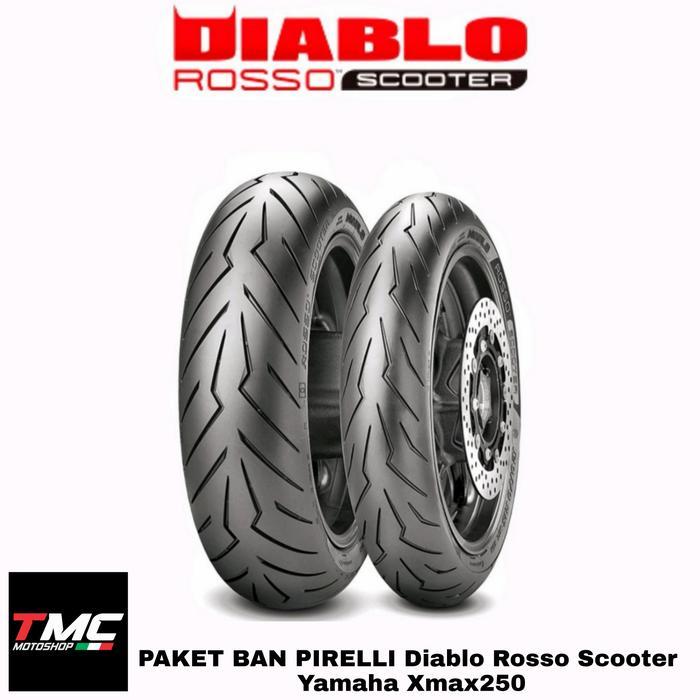 Paket Ban Xmax Xmax250 Pirelli Diablo Rosso Scooter 120 dan 150