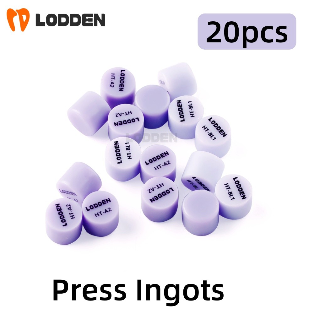 20Pcs/2Boxes Dental Press Ingot Lithium Disilicate Tablets Dental Lab Pressing For Veneer Immediate