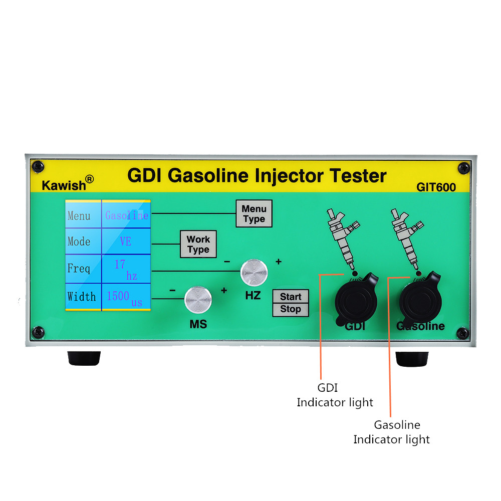 Latest Git600 Gdi/Fsi Gasoline Injector Tester Petrol Injector Tester Car Injector Tester Gasoline