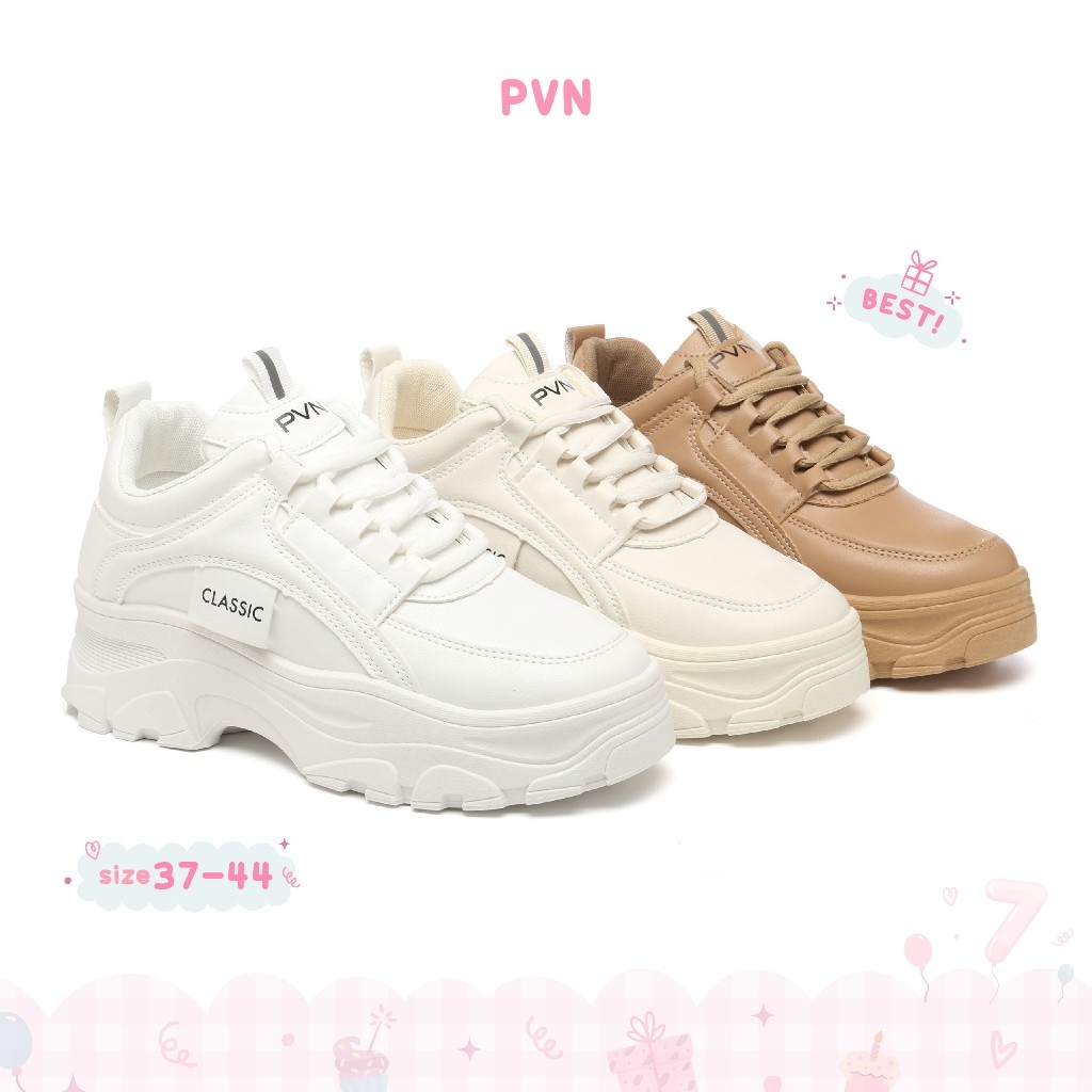 Fashionable Modern Premium Sapatu Wanita Remaja Perempuan Kets Septu Cewe Casual Sport Kets Cewek Ka