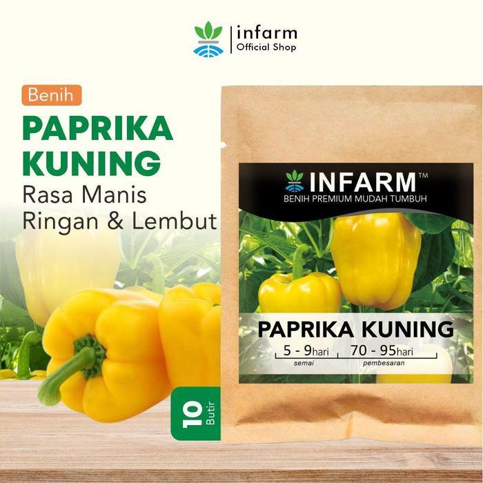 [Banting Harga] INFARM - Benih Unggul Paprika Kuning Infarm Benih Paprika Benih Buah Paprika Premium