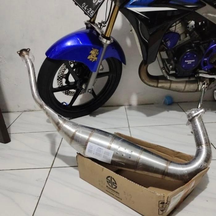 Kenalpot chamber perut kenalpot ninja r ss rr stenlis rs1 uk41 42 super kobra
