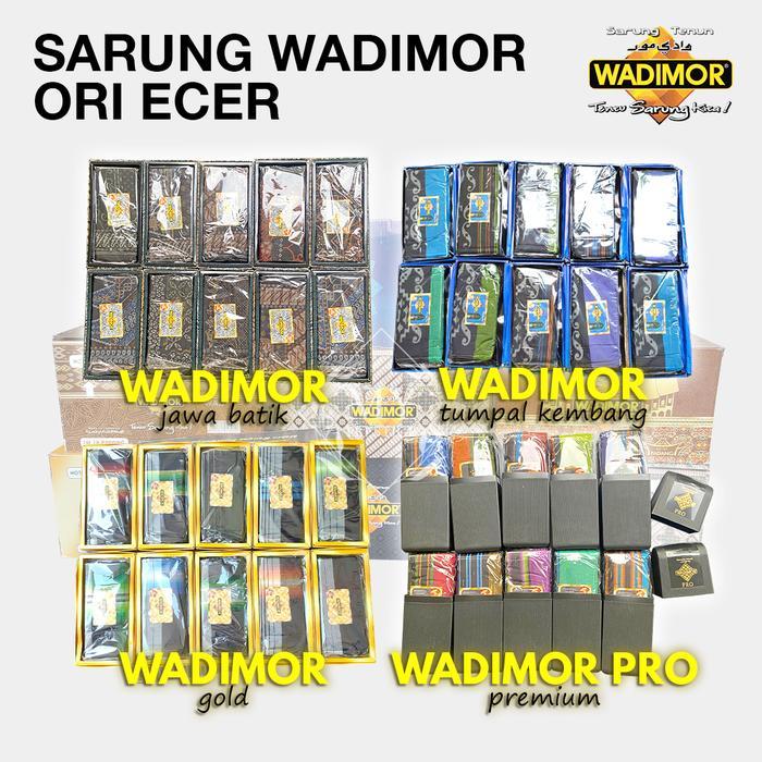 SARUNG WADIMOR ORI PRIA DEWASA Motif Batik Wakanda Bali Polos Kotak