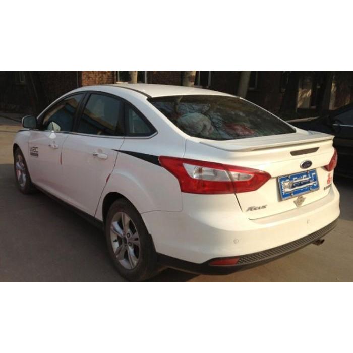 For Ford Focus Spoiler High Quality Abs Material Car Rear Wing Primer Color Rear Spoiler For Ford