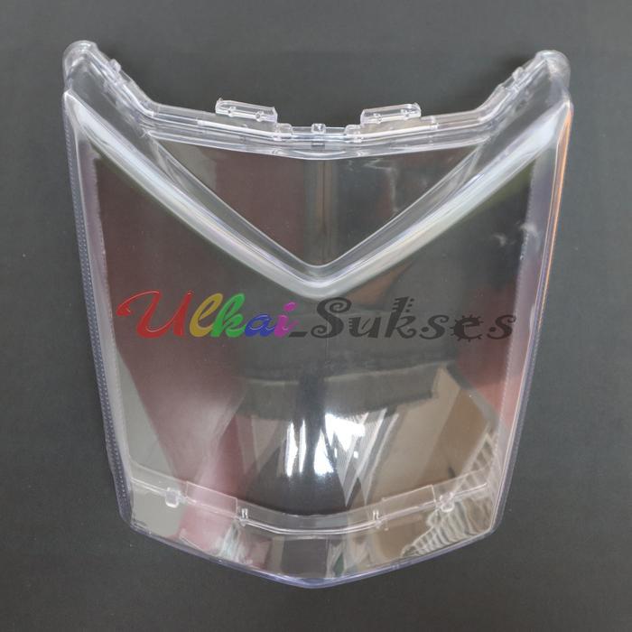 Mika Kaca Lampu Depan Motor Beat F1 Bahan Akrilik Anti Leleh Bening PNP Mica Beat Fi Kualitas