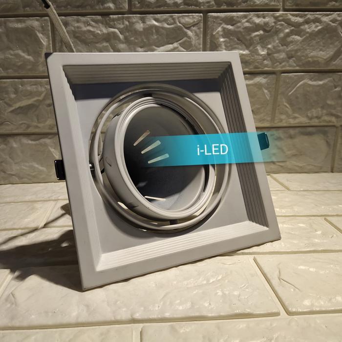 Kap Lampu Par 30 Segi 1 Mata E27 Tanam Plafon Downlight Par30 1 Lubang