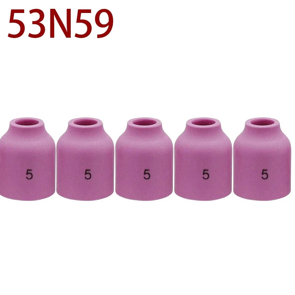 5Pk Tig Gas Lens Alumina Nozzle Ceramic Cup For Sr Wp- 9/20/25 Tig Welding Torch Tig Gas Lens