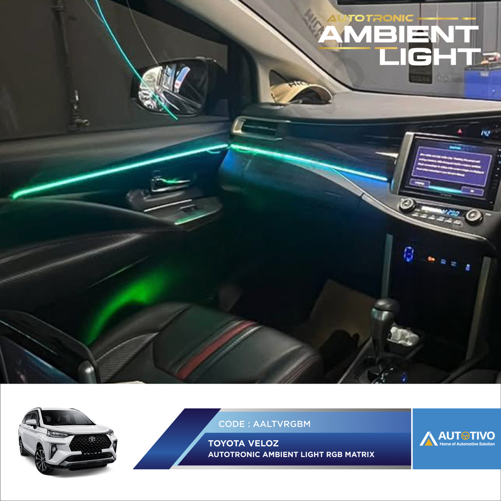 Ambient Light RGB Veloz Lampu Mobil interior Universal