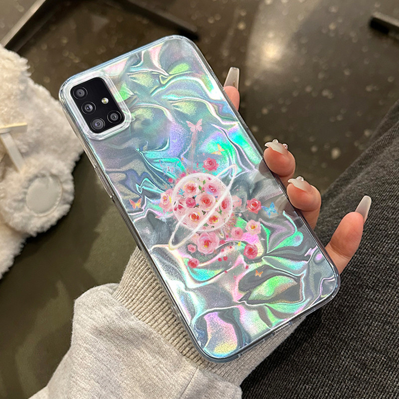 Casing Hp Samsung Galaxy A51 M40s Case Casing HP Softcase ponsel silikon tahan jatuh transparan riak
