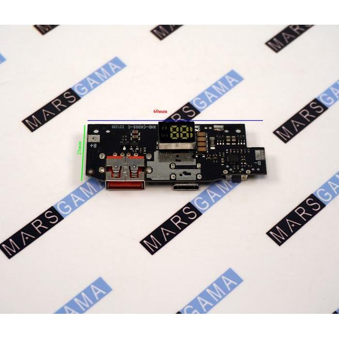 Modul PB LCD Power Bank VOOC Quick charge QC3.0 PD3.0 Baterai 3.7V