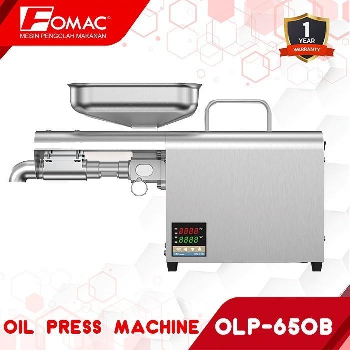 FOMAC Mesin Pemeras Minyak Biji Kacang OLP-650B Oil Press Machine Mesin Pengestrak Minyak