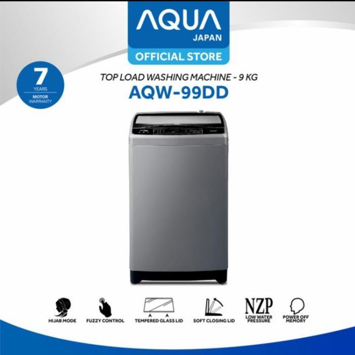 Mesin Cuci Aqua AQW-99DD 9 KG Top Loading AQW99DD 9KG 99DD