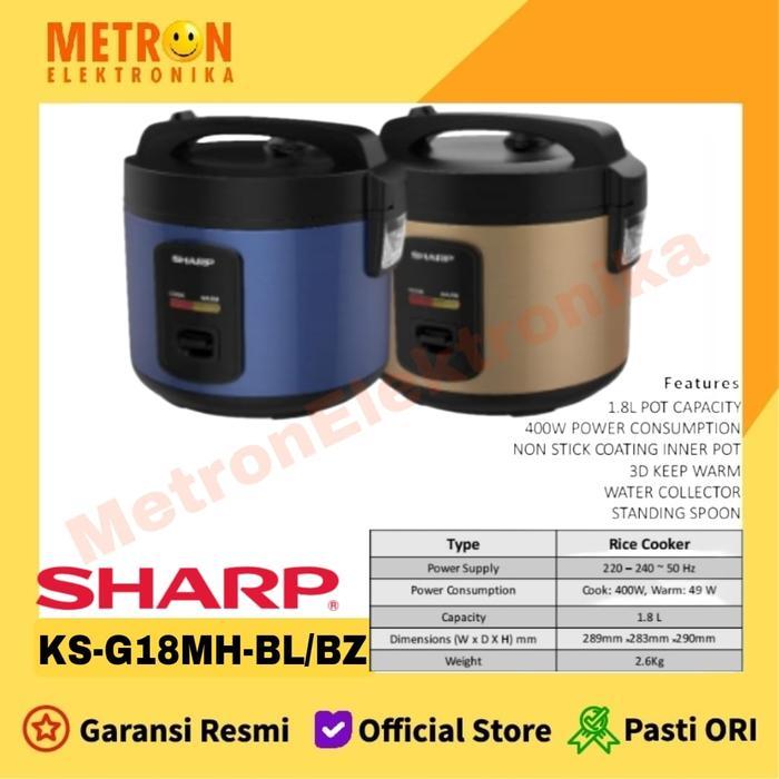 [Voucher] SHARP KS-G 18 MH-BL - BLUE - MAGIC COM 1.8 L