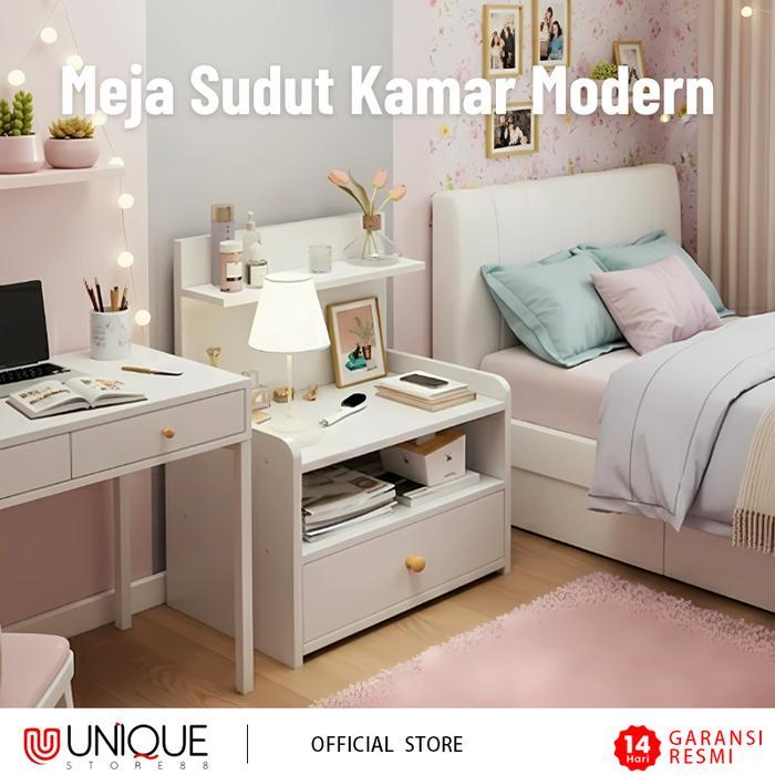 Meja Nakas Jumbo Meja Samping Kamar Tidur Meja Sudut Minimalis Bahan Kayu Gaya Modern Nordic