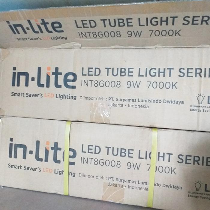 luxp- Lampu Tl Inlite 9Watt Putih, 60Cm