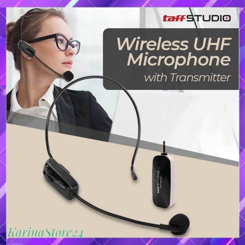 WIRELESS MICROPHONE UHF CALL CENTER WITH TRANSMITTER - HX-W002