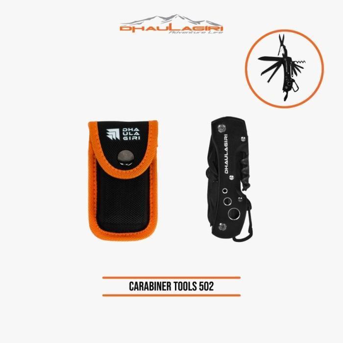 Terlaris - Survival Kit Multifungsi Carabiner Tools 502 Dhaulagiri Multitools