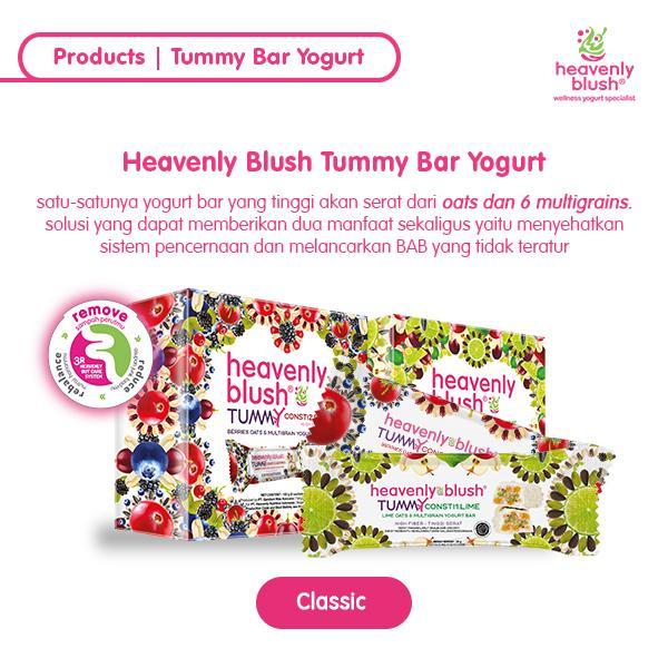 rcdf- Yogurt Heavenly Blush Tummy Bar (12X25 Gr)