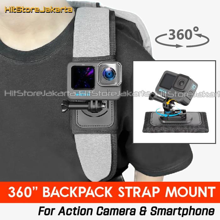 Smallrig Kamera - 360 Rotate Backpack Strap For Gopro Insta360 Mounting Tas Ransel